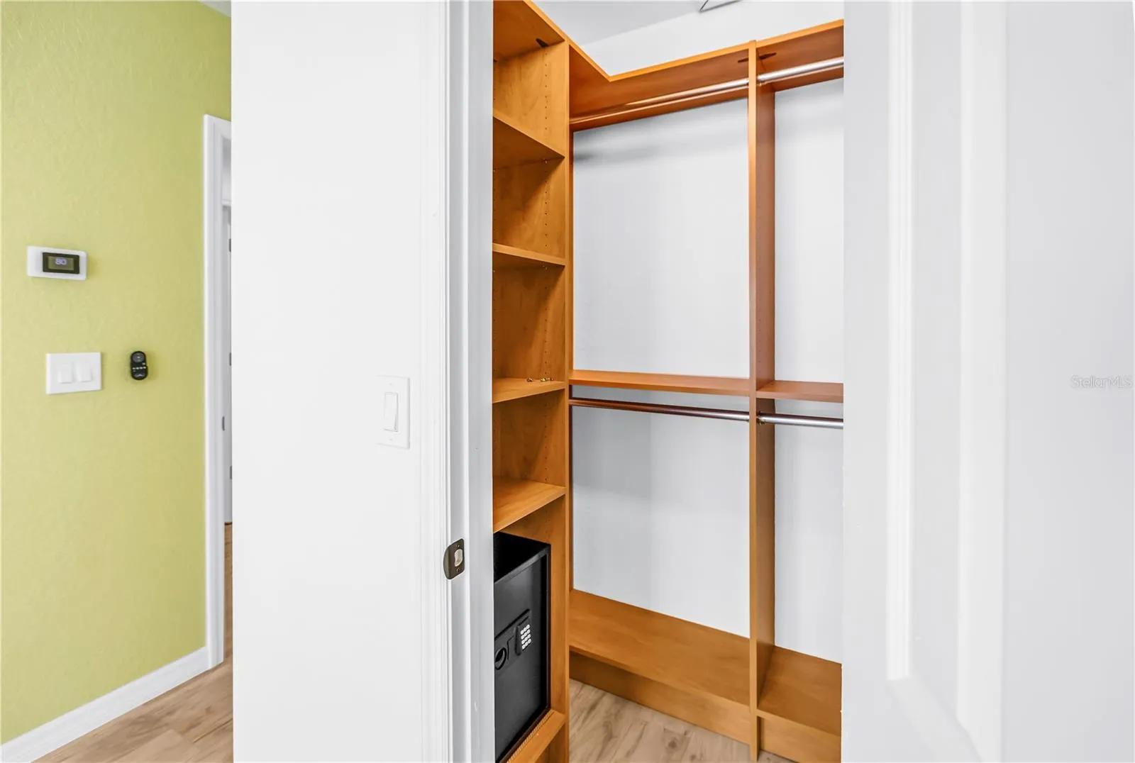 Bedroom 2 with walk-in closet.
