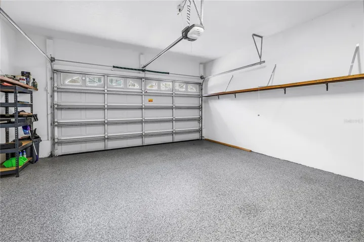 Spacious 2-car garage