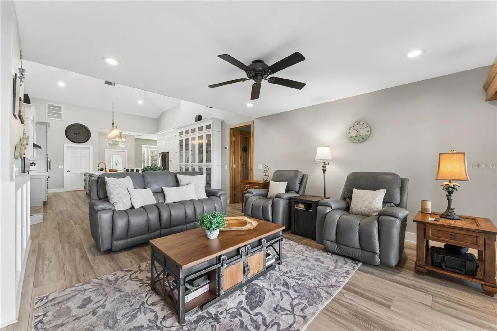 Open concept living.