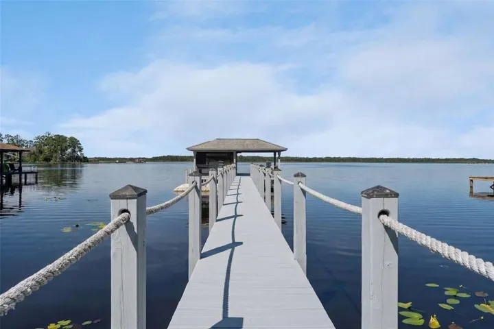 Private dock on Lake Mary Jane.