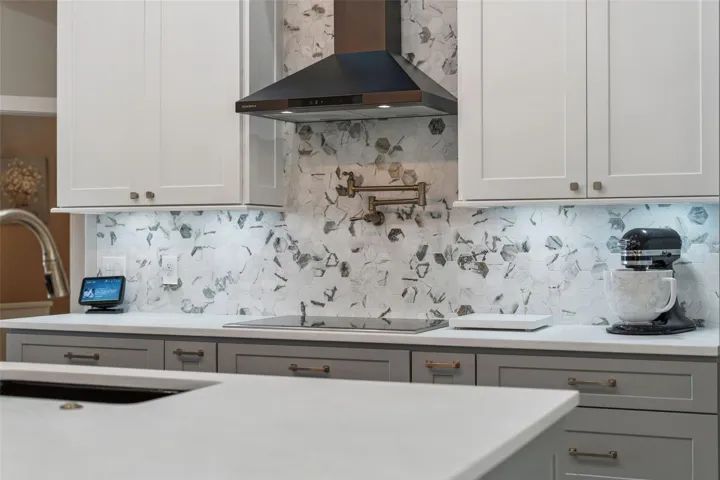 Custom Backsplash.