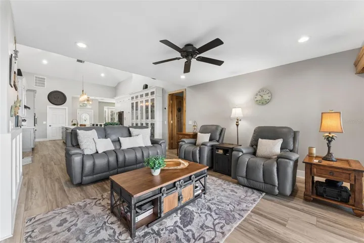 Open concept living.