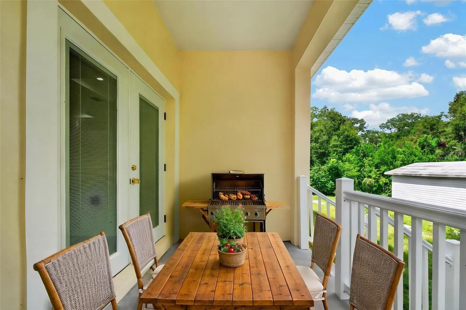 Back Porch virtually staged