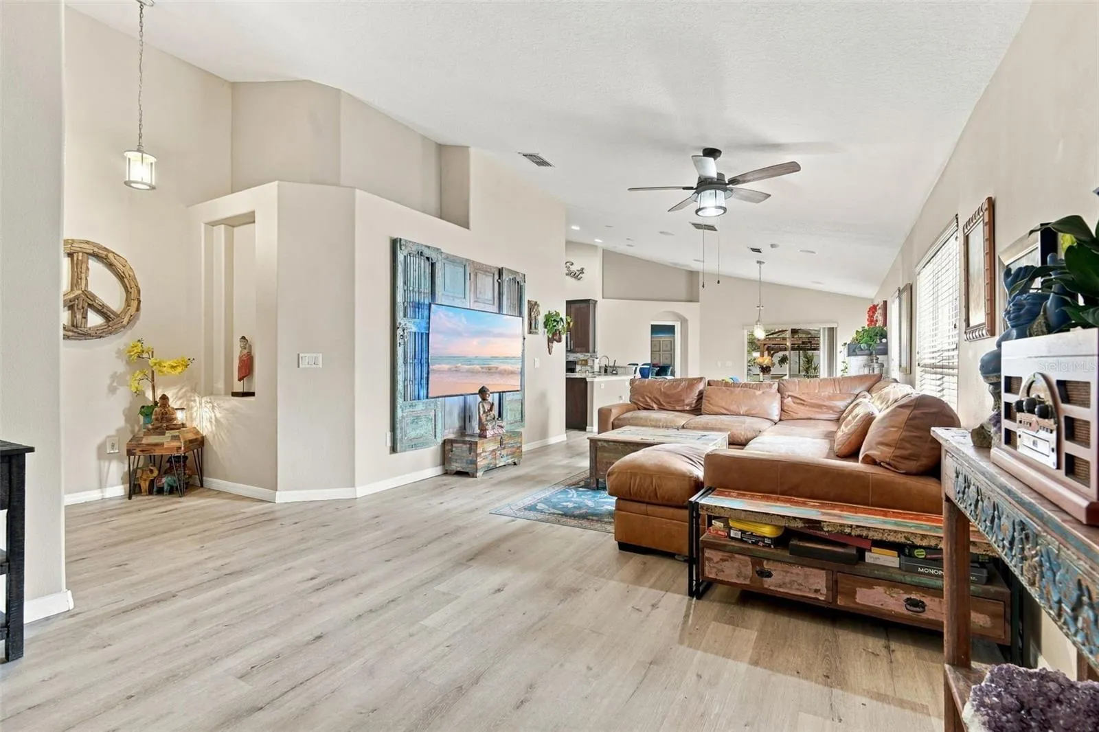 Main living area from front.