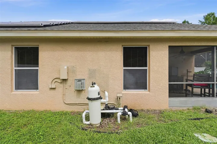 The pool pump and filter were replaced in 2026. The roof was brand-new in 2025.