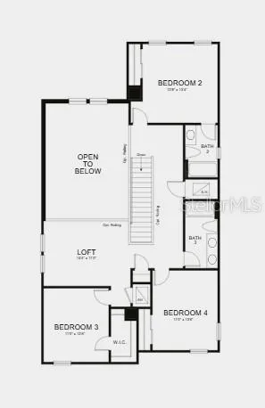 Floor 2 ~ Additional Highlights Include: 8' interior doors, pocket door into primary bathroom, open spindles and oak stair treads, outdoor kitchen rough-in, and all appliances included