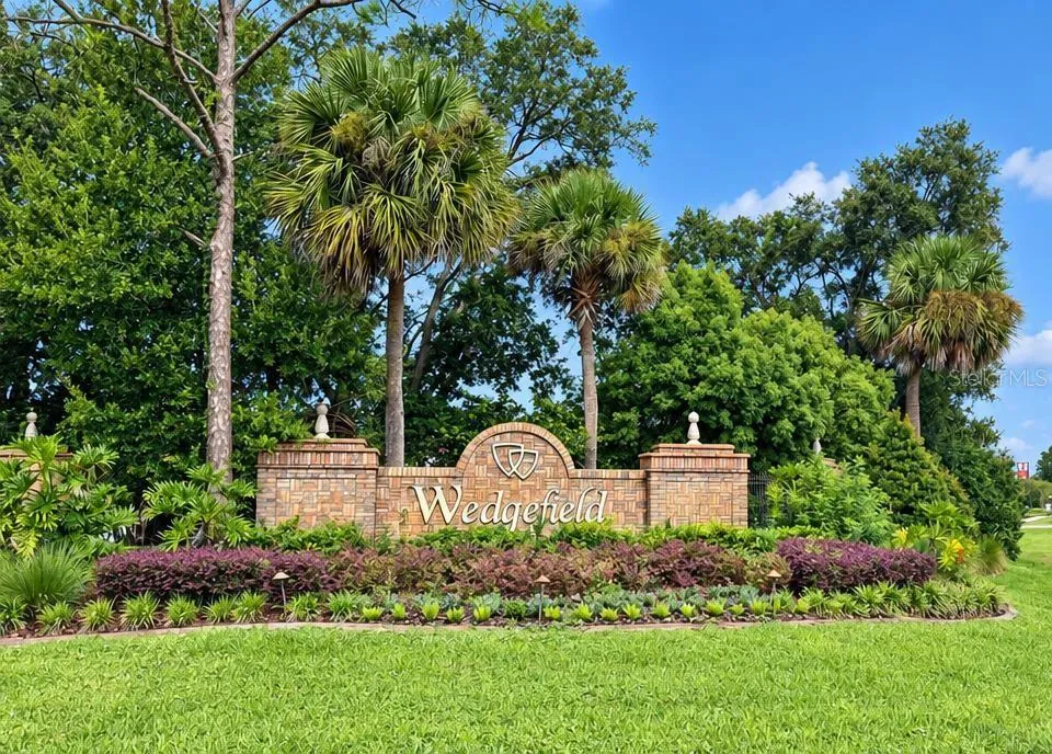 Wedgefield community entrance