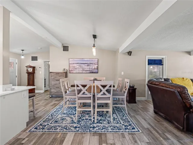 Dining space.
