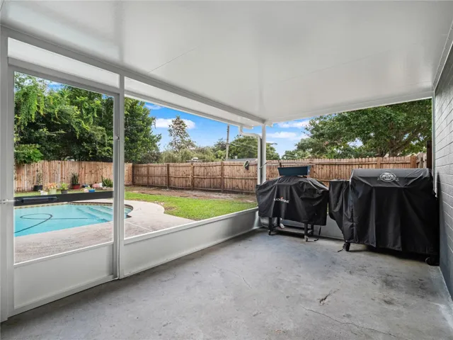 Screened and covered lanai.