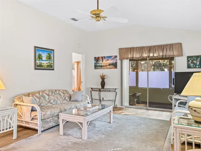 Great Room has sliding doors to the Florida Room