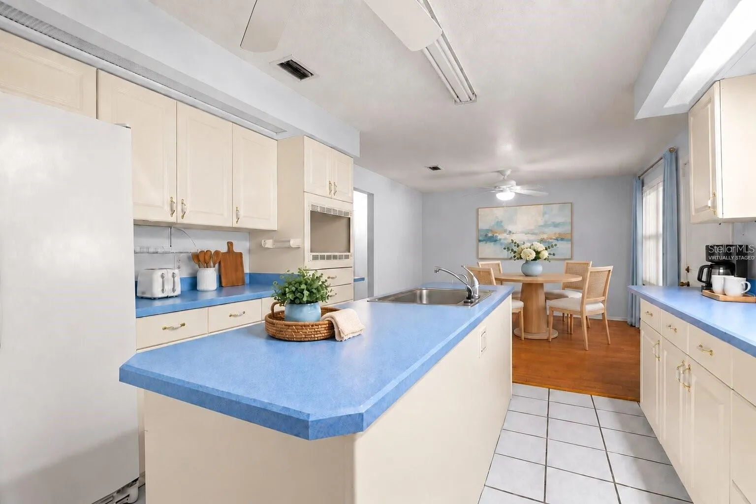 Virtually Staged - Kitchen and Dining Room