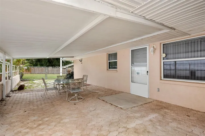 Covered Rear Patio