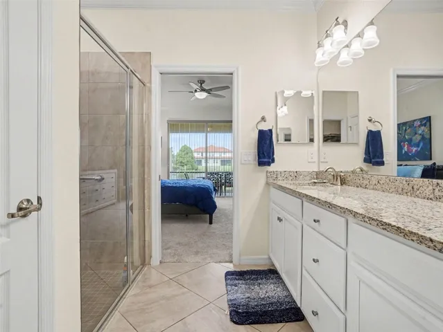 Primary Bathroom with enclosed Walk-In Shower
