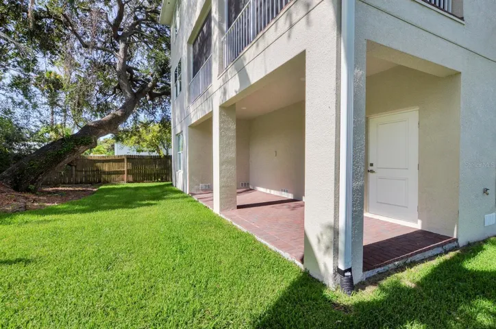 back porch off garage