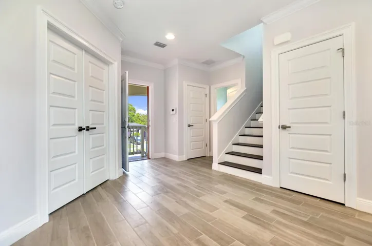 front door entery on second floor