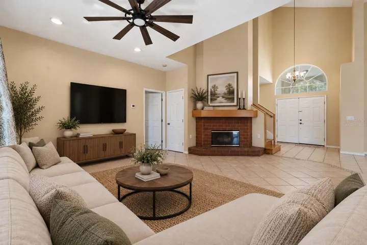 Living Room Virtually Staged