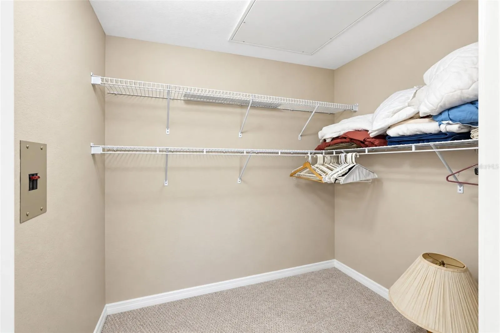 Primary walk-in closet