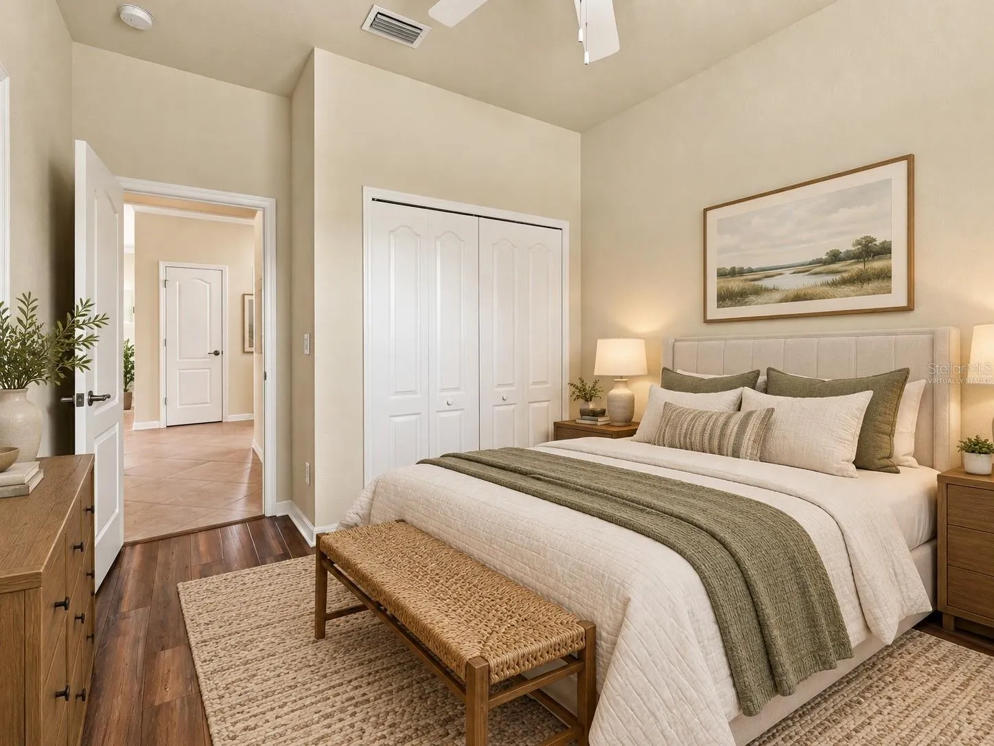 BedroomVirtually Staged