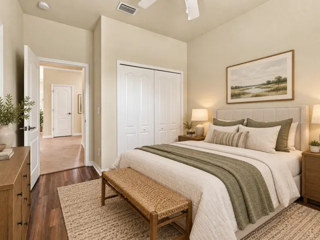 BedroomVirtually Staged