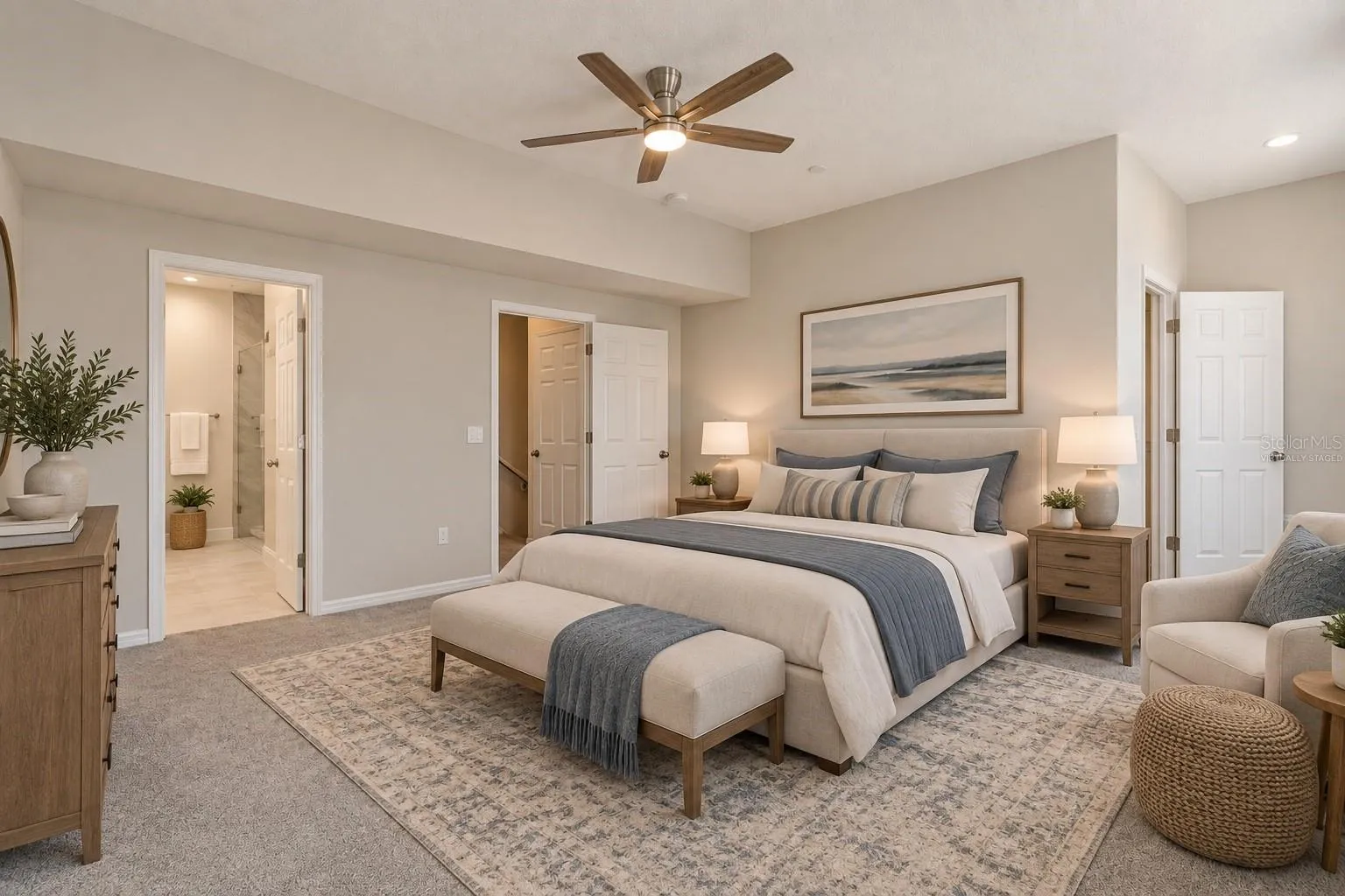 2nd Floor - First Bedroom Virtually Staged