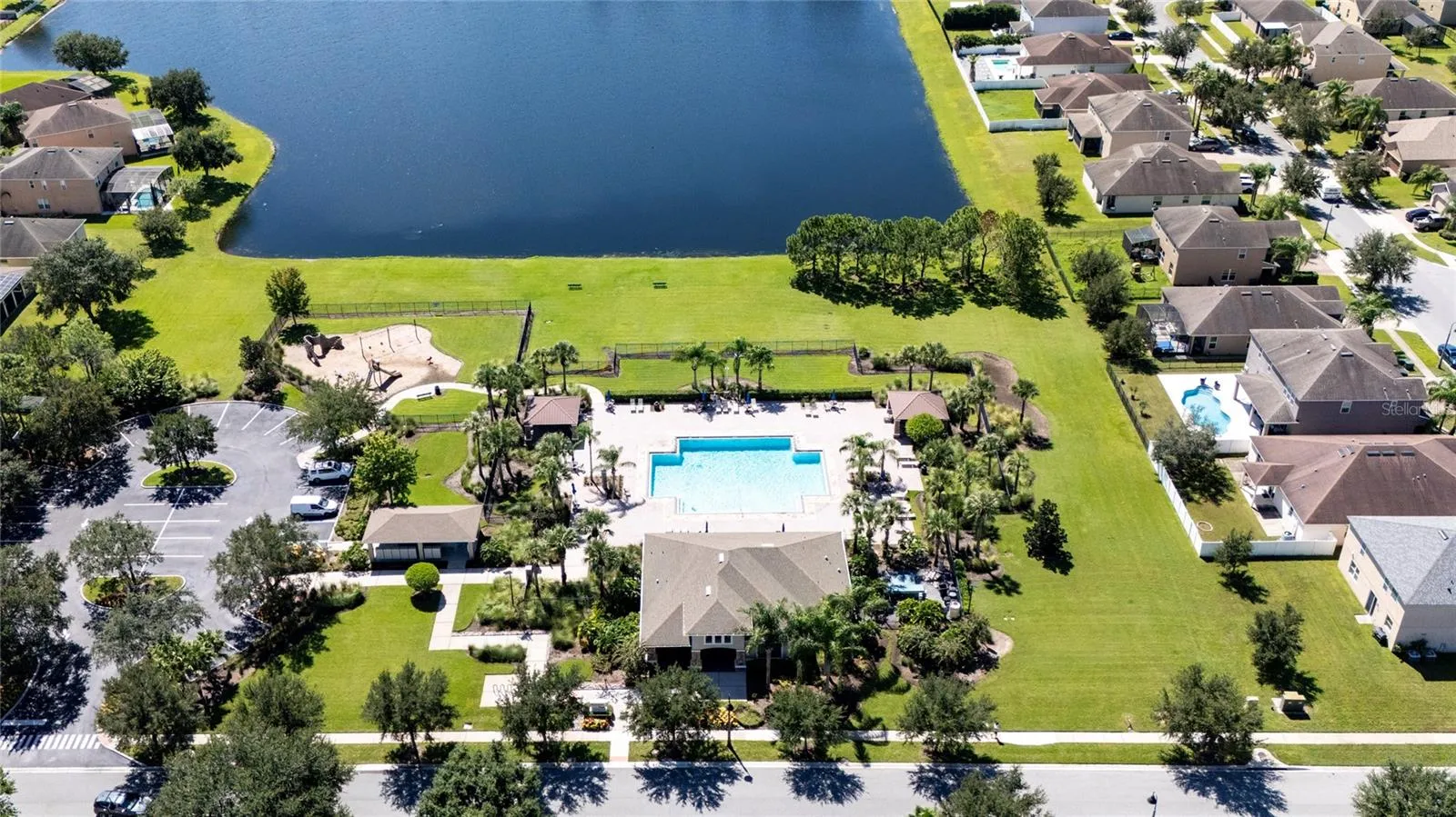 Community pool and clubhouse
