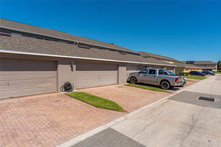 Two-car garage with rear access