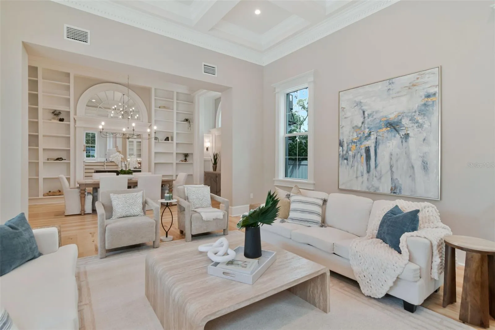 The family room where everyone will gather