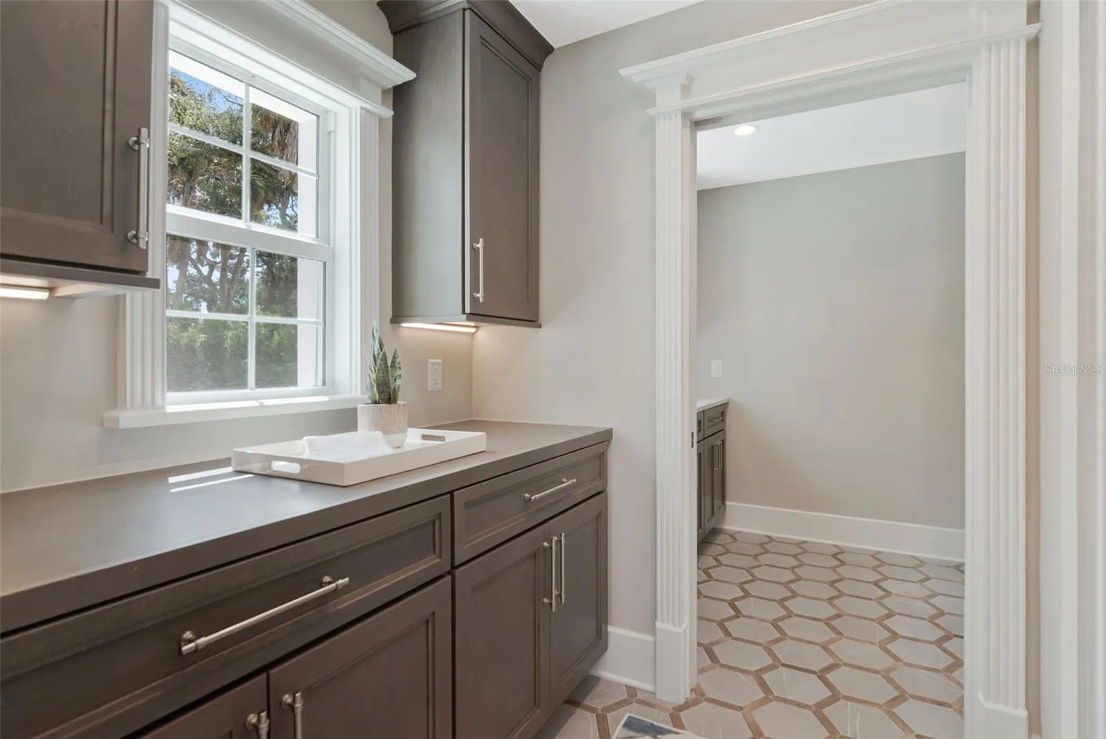 Downstairs laundry and mudroom
