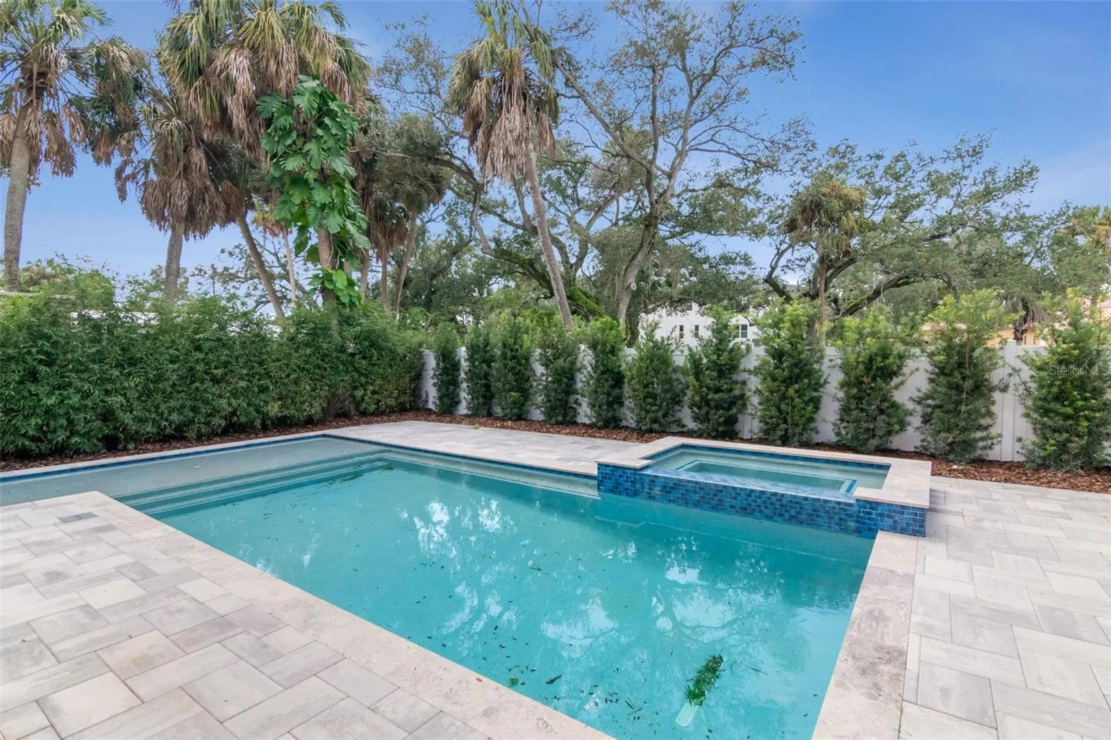 brand new pool and jacuzzi