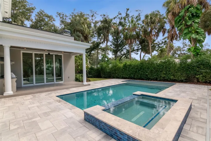 Brand new pool and hot tub