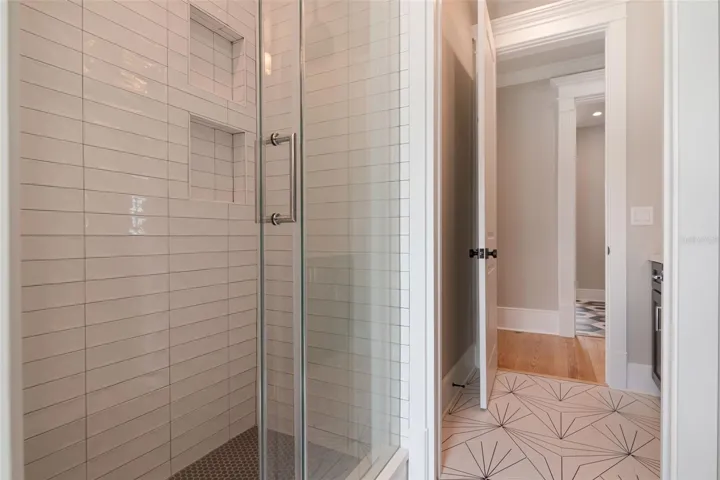 walk in glass shower