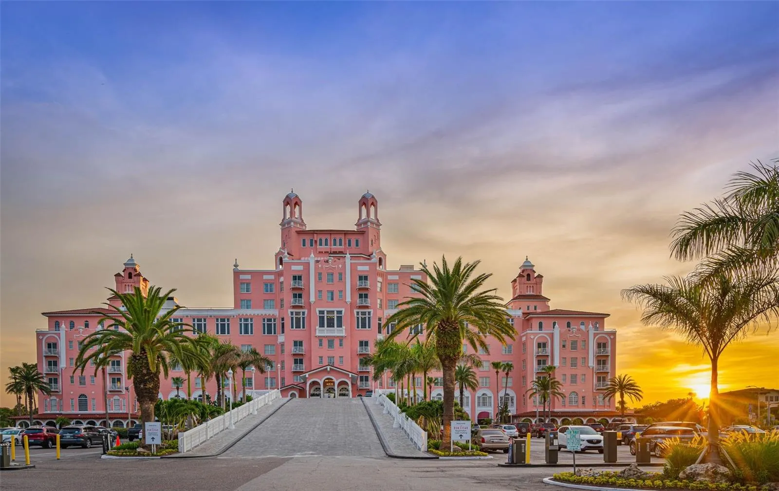 The Famous Don CeSar at sunset!