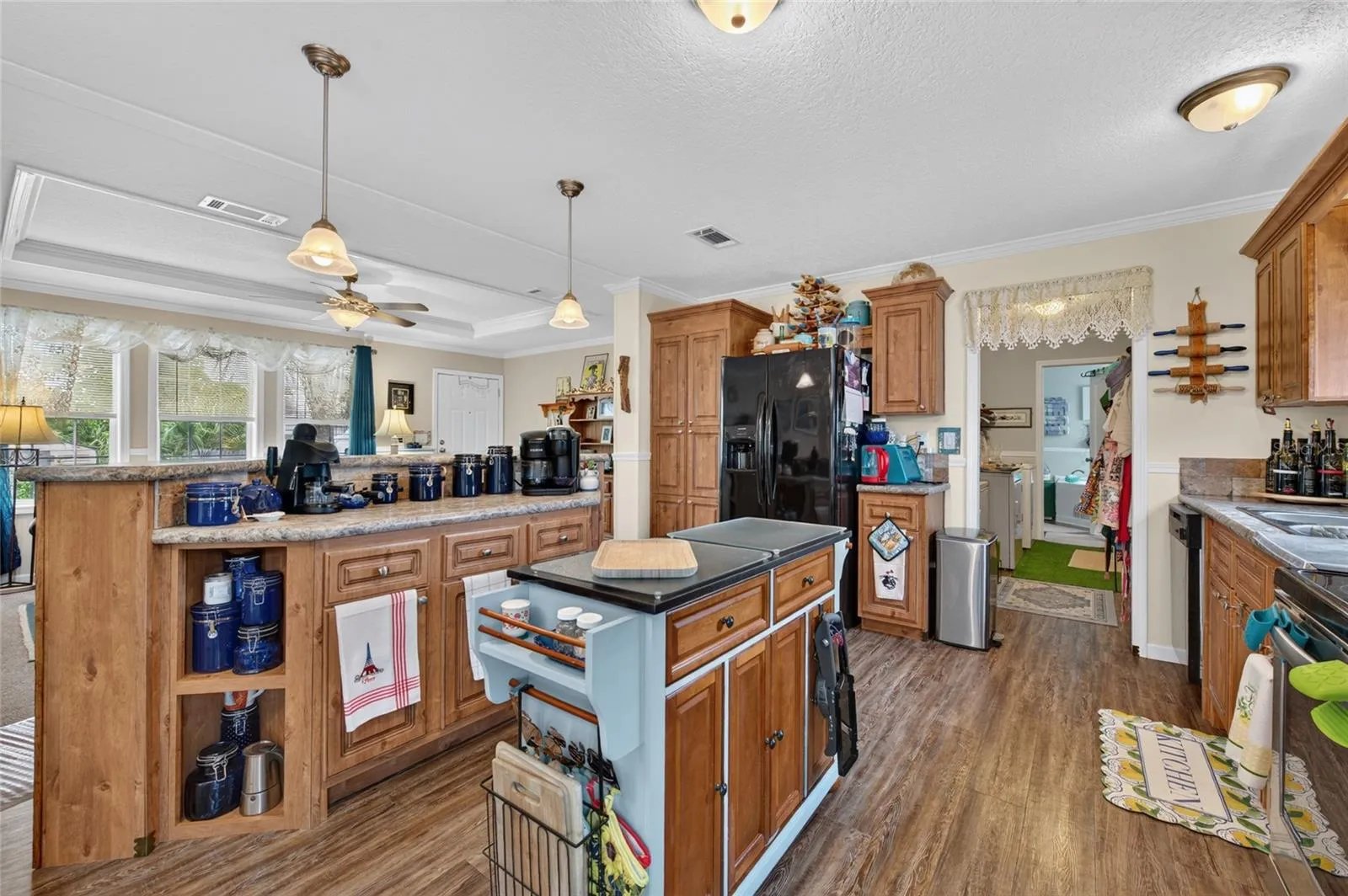 Laundry room off the kitchen