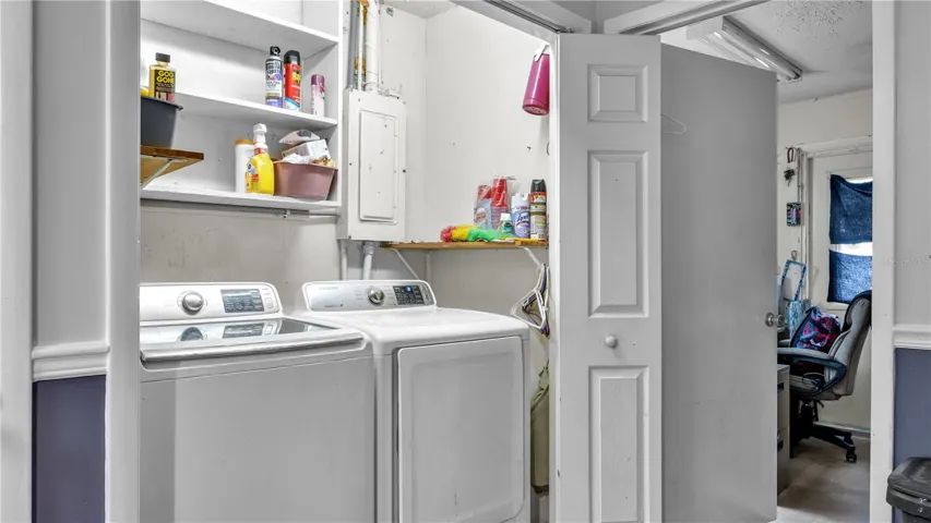 Laundry closet