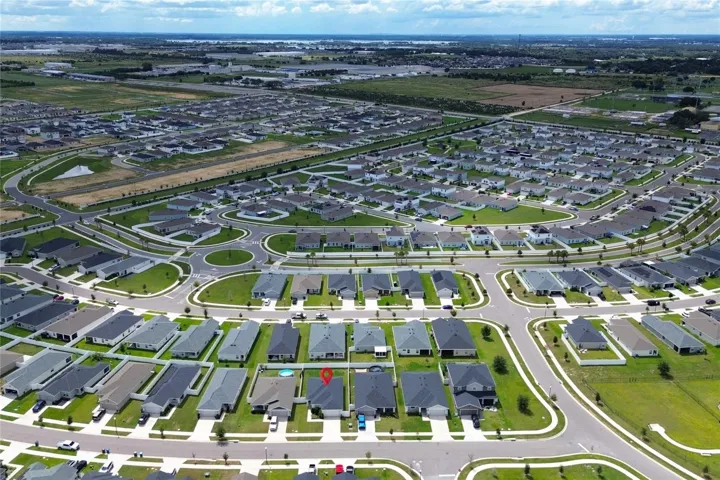 FRONT AERIAL VIEW.
