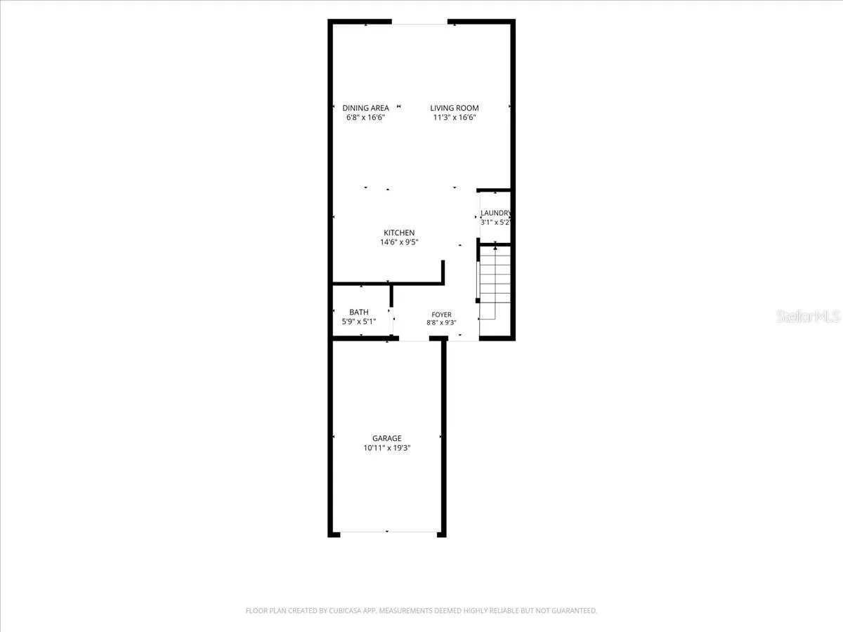 Floor Plan - each unit is similar with mirrored floor plans. 1st floor