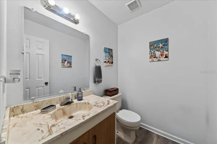 Unit 843 downstairs half bath
