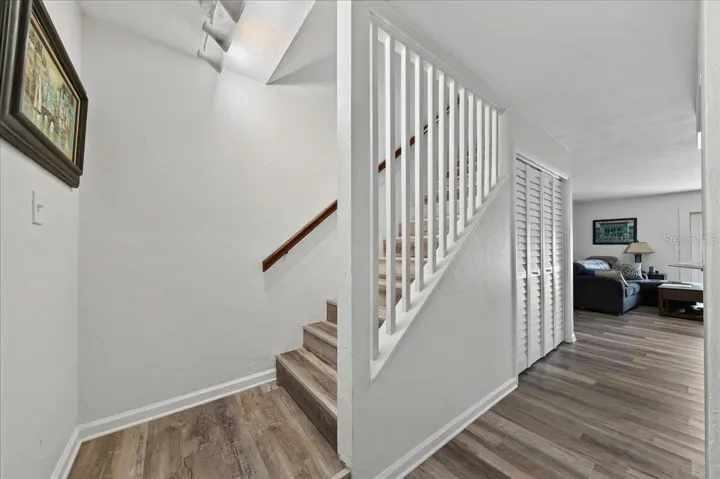 Unit 843 foyer and staircase