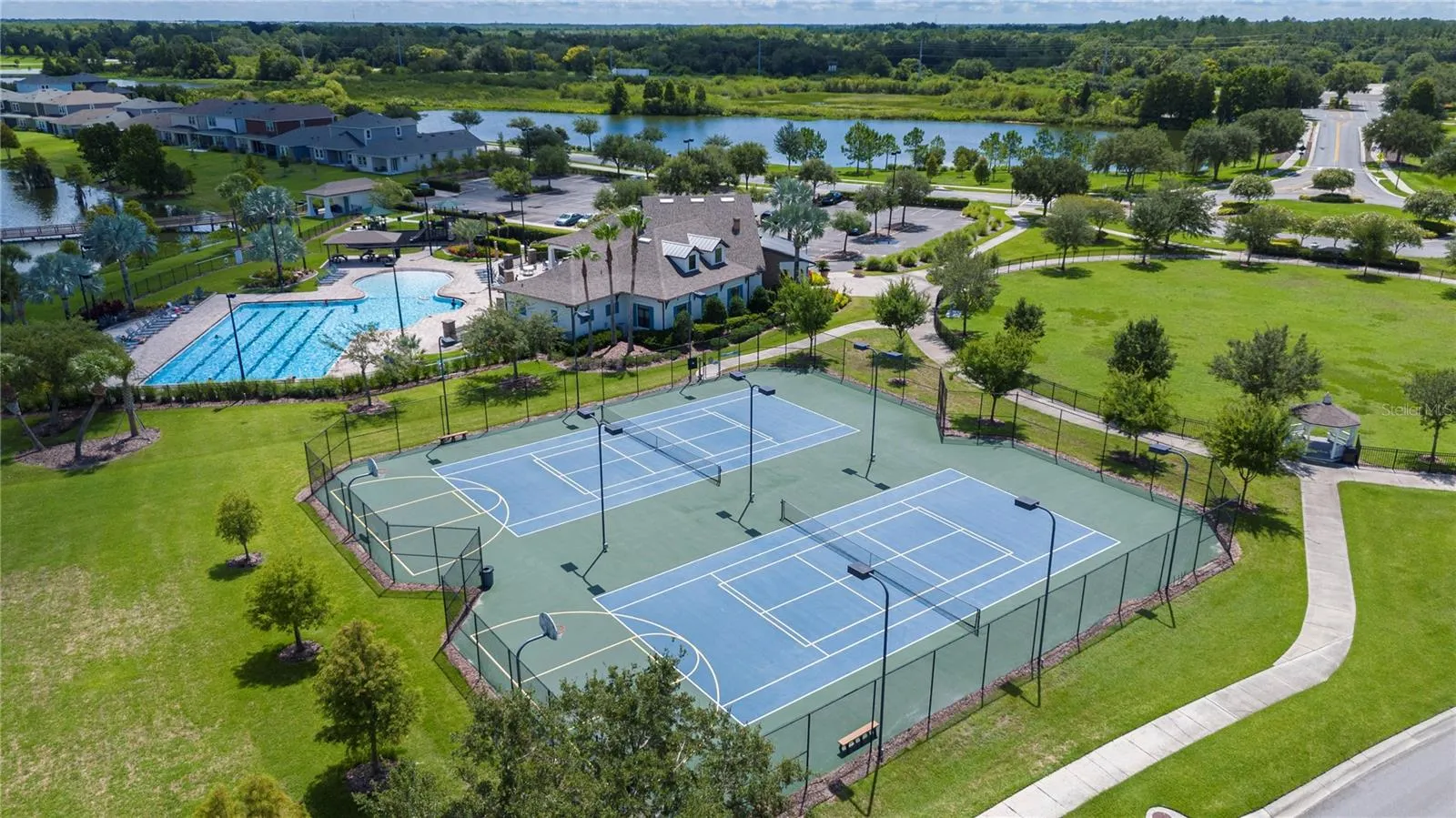 Tennis courts