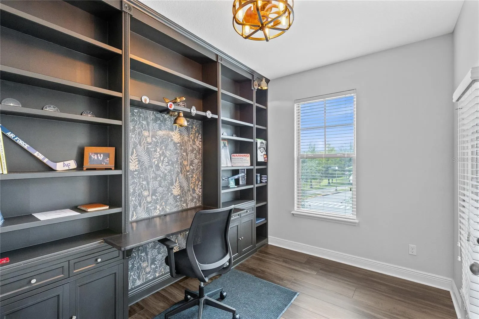 2nd floor, home office/flex space with balcony.