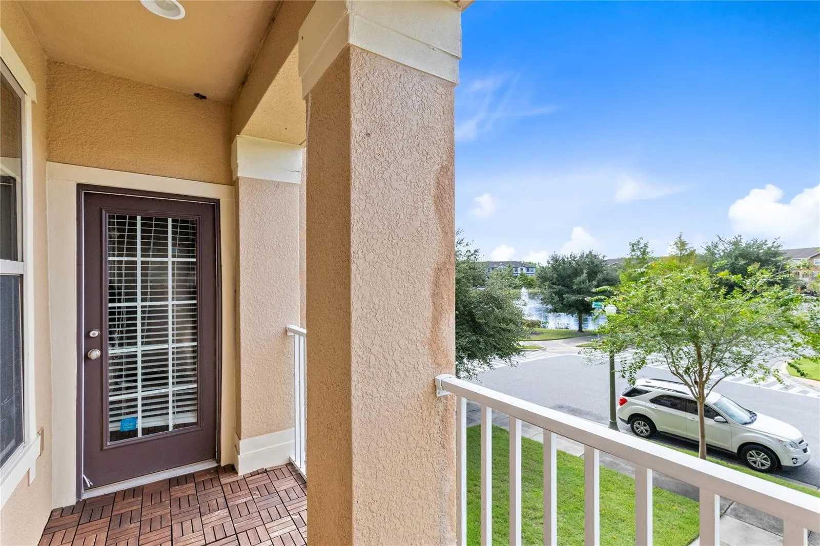 2nd floor balcony just off office/flex space.