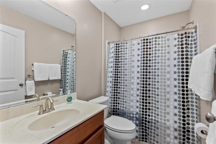 3rd floor, full bath.
