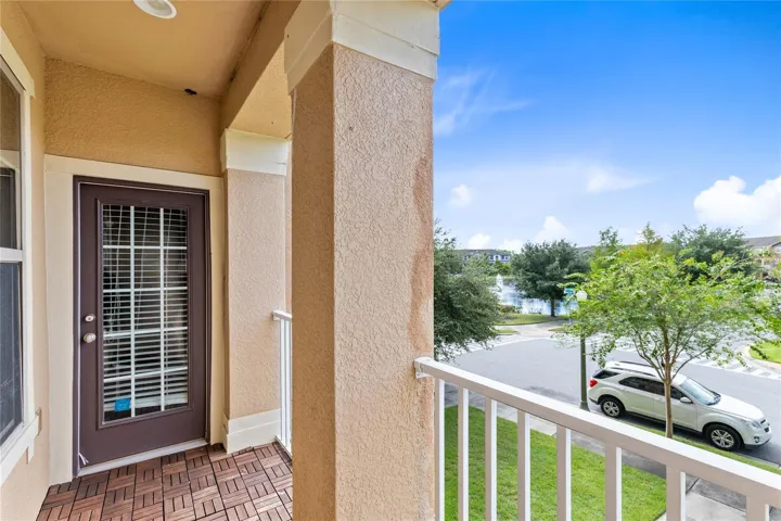 2nd floor balcony just off office/flex space.