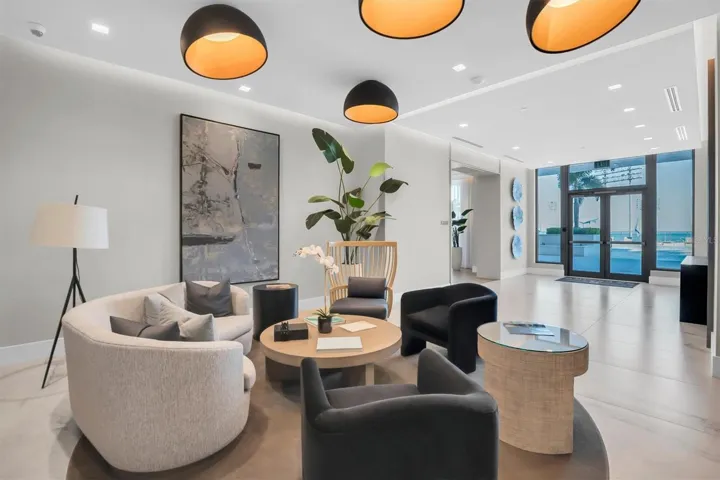 Cozy indoor conversation areas.
