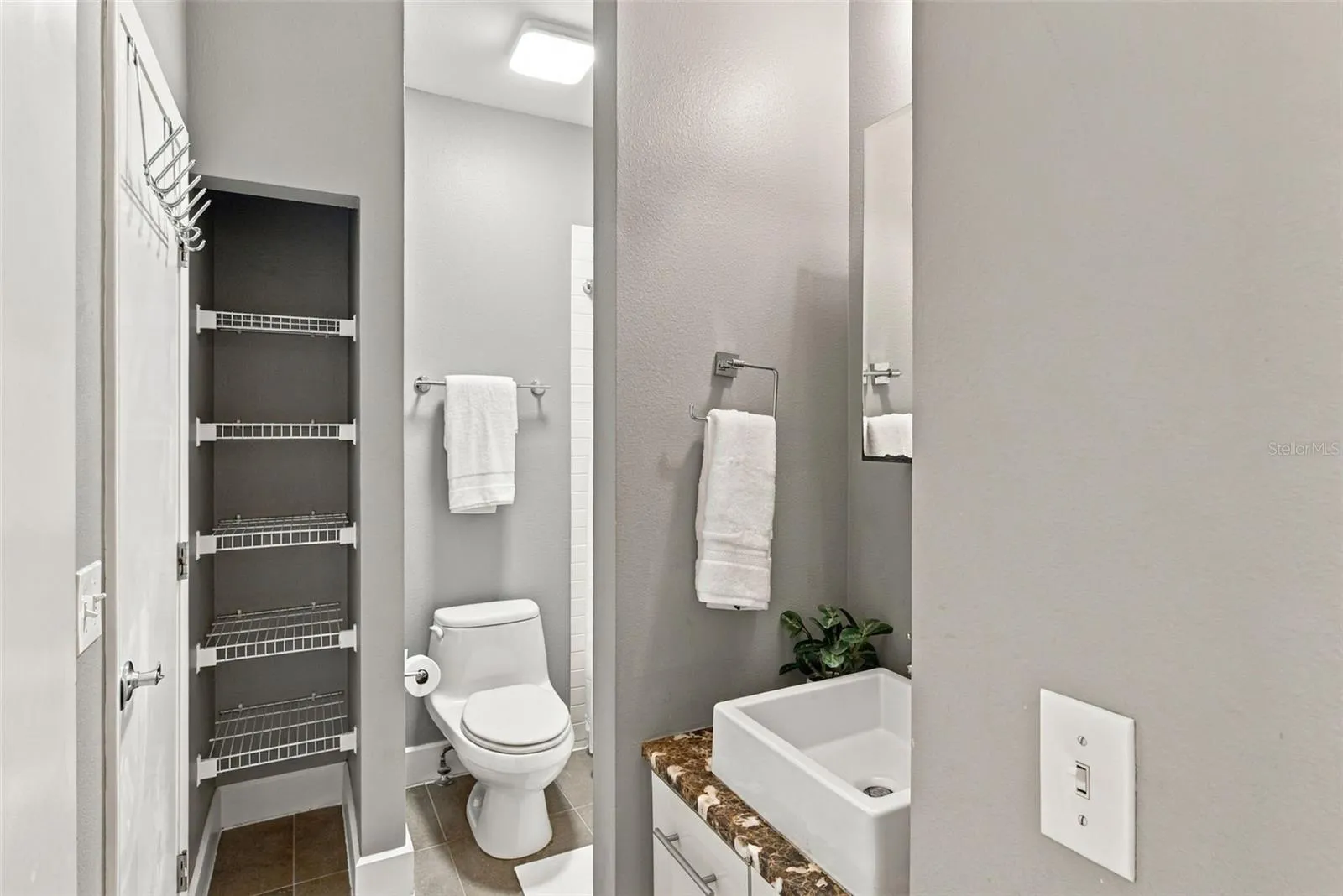 Secondary bathroom