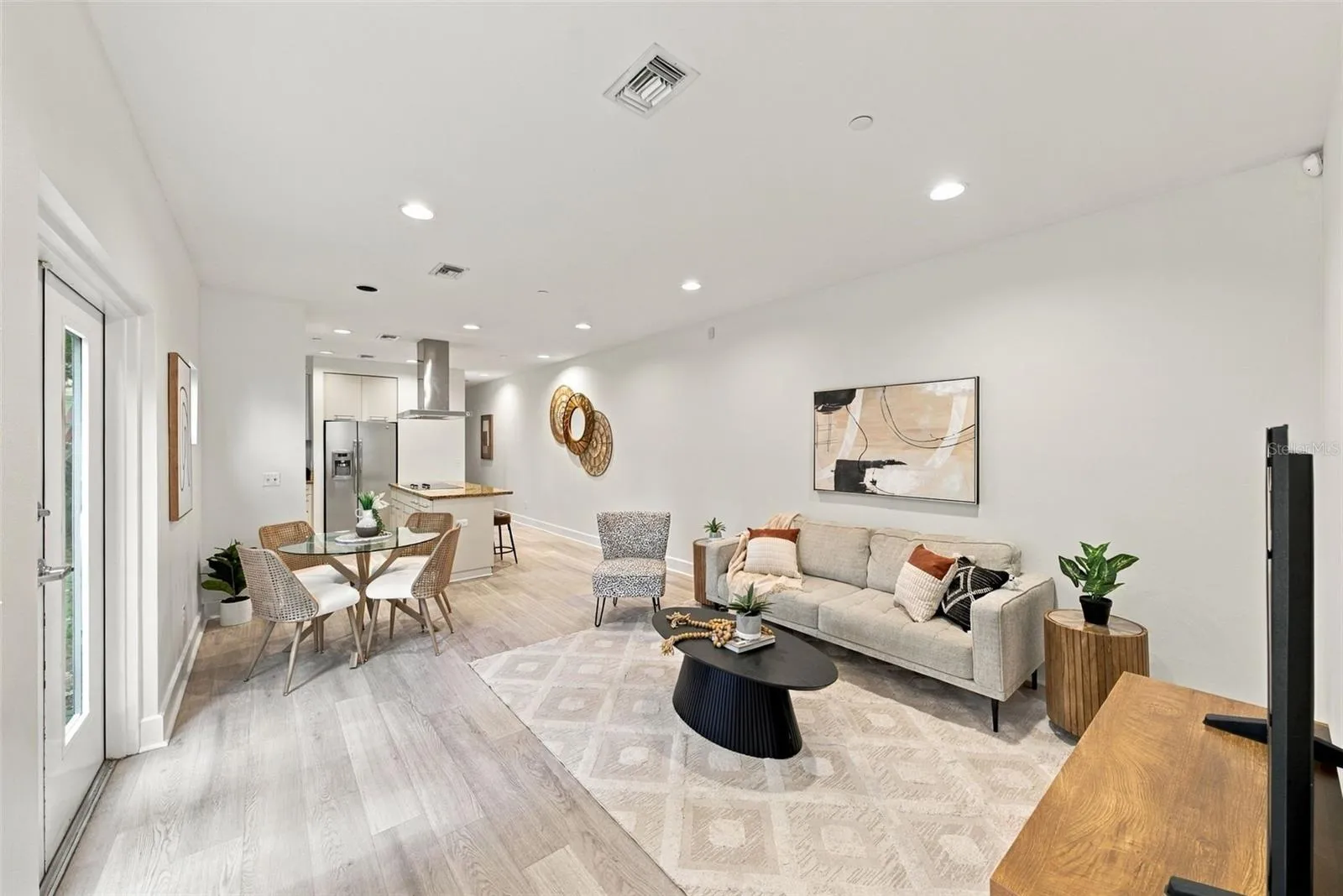 With three levels of entertaining spaces
