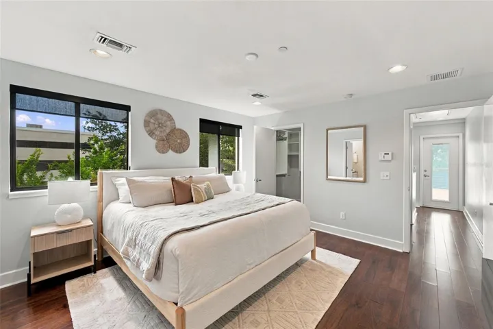 with two closets