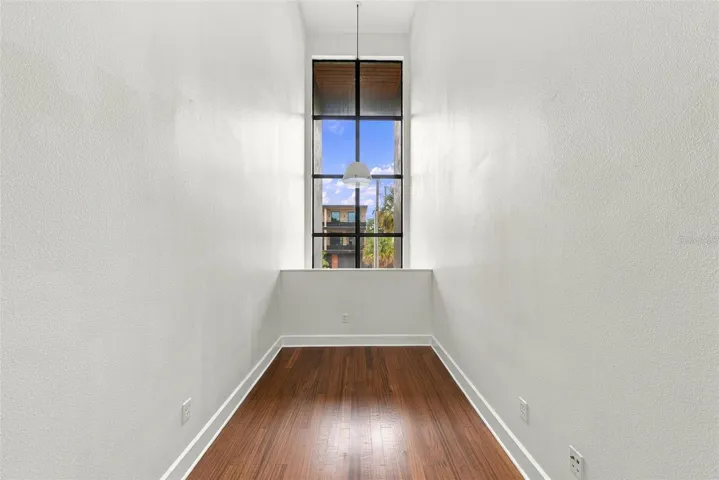with great views of the entry window