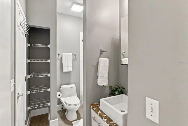 Secondary bathroom