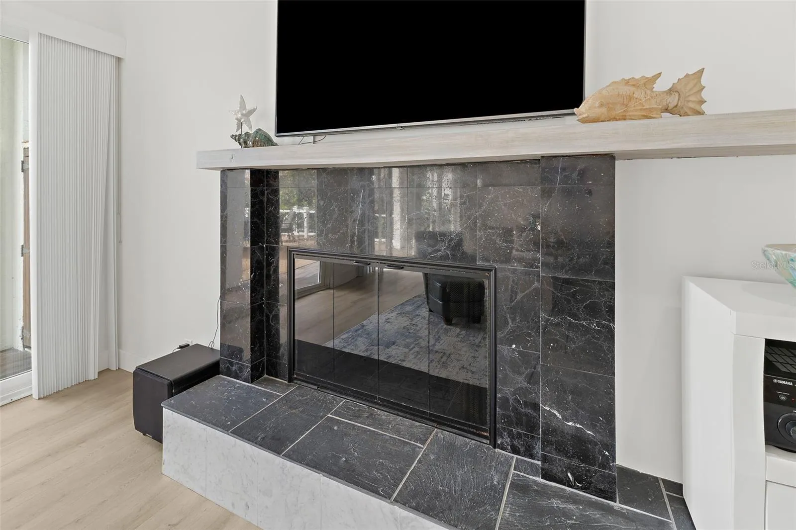 Wood-Burning Fireplace